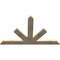 Ekena Millwork Saratoga Rough Sawn Timber Gable Bracket, Douglas Fir, 72"W x 45"H x 2"D x 6"F, 15/12 Pitch GBW072X45X0206SAR00RDF - alternate 2